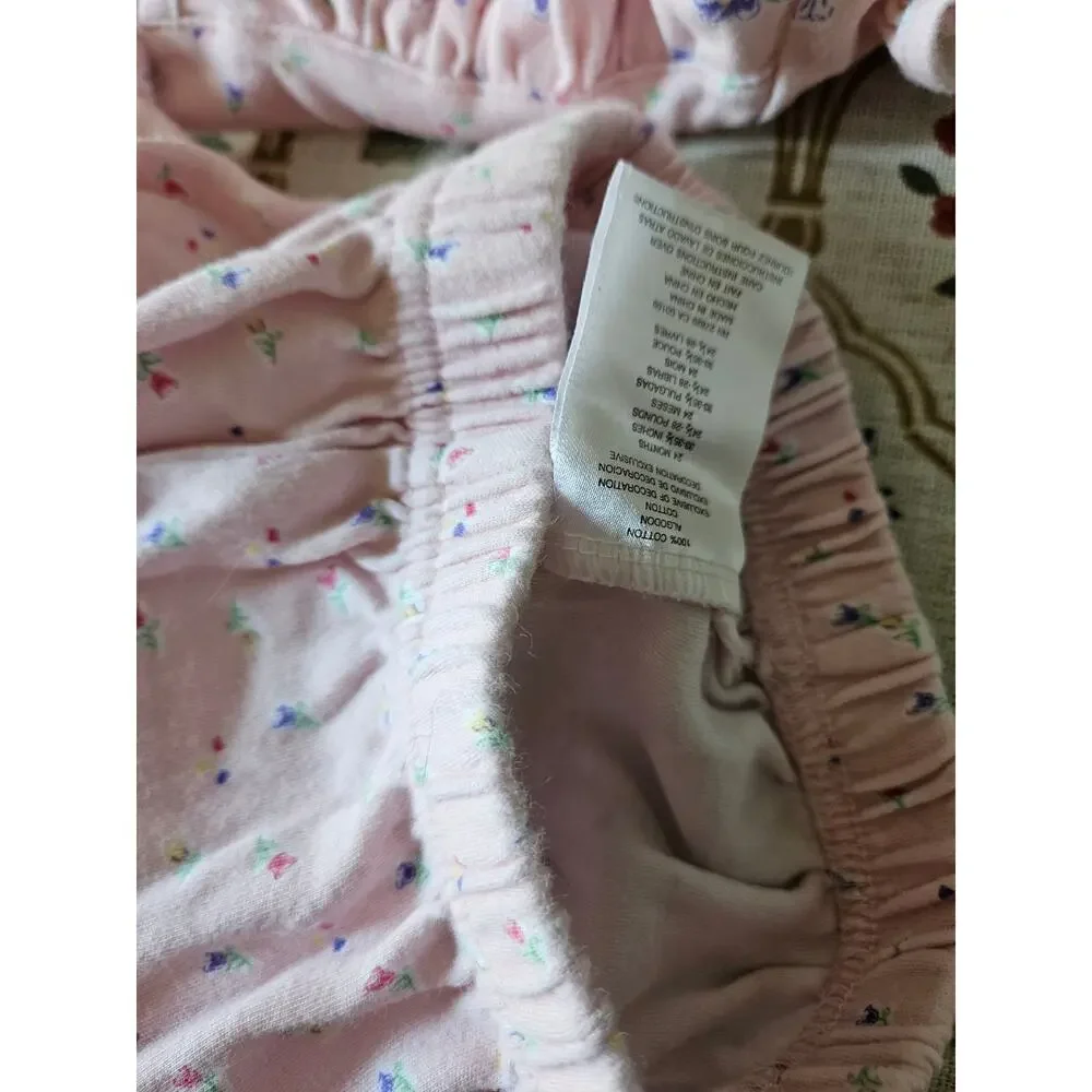 Vintage 90s Kids Play by Rashti & Rashti Floral Ruffle Top & Bloomer Set - 24M